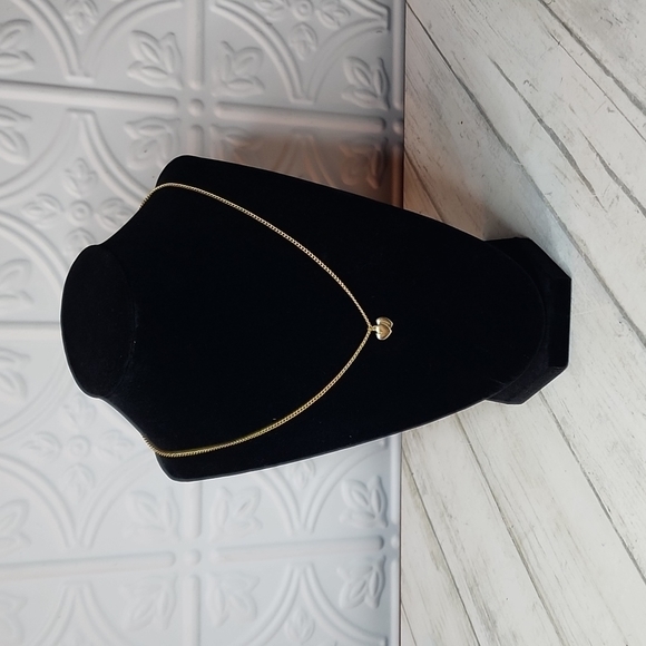 3 for $15-Dainty GoldtoneDouble Hearted Necklace - Picture 2 of 4